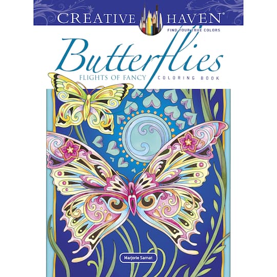 Dover Publications Creative Haven: Butterflies Flights Book